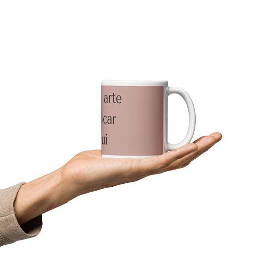 White glossy mug Customizable